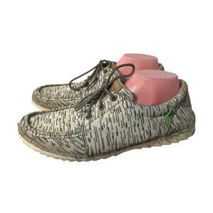 Twisted X Men's Zero X Casual Lace Up Loafer Sneaker - White/Grey MZX0001 9.5 M